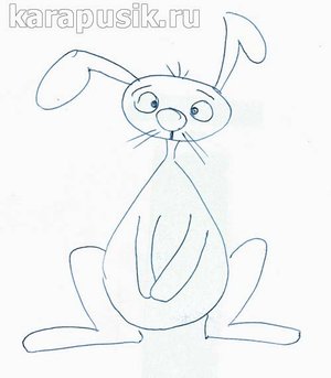 рисунок заяц